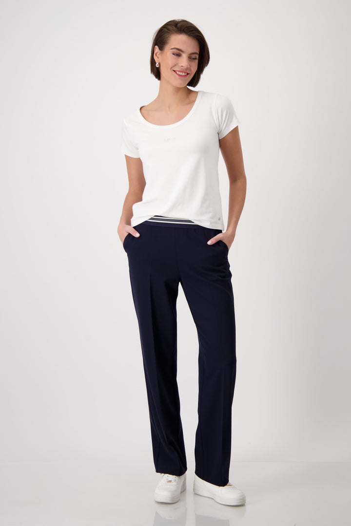 Monari Trousers Deep Ocean