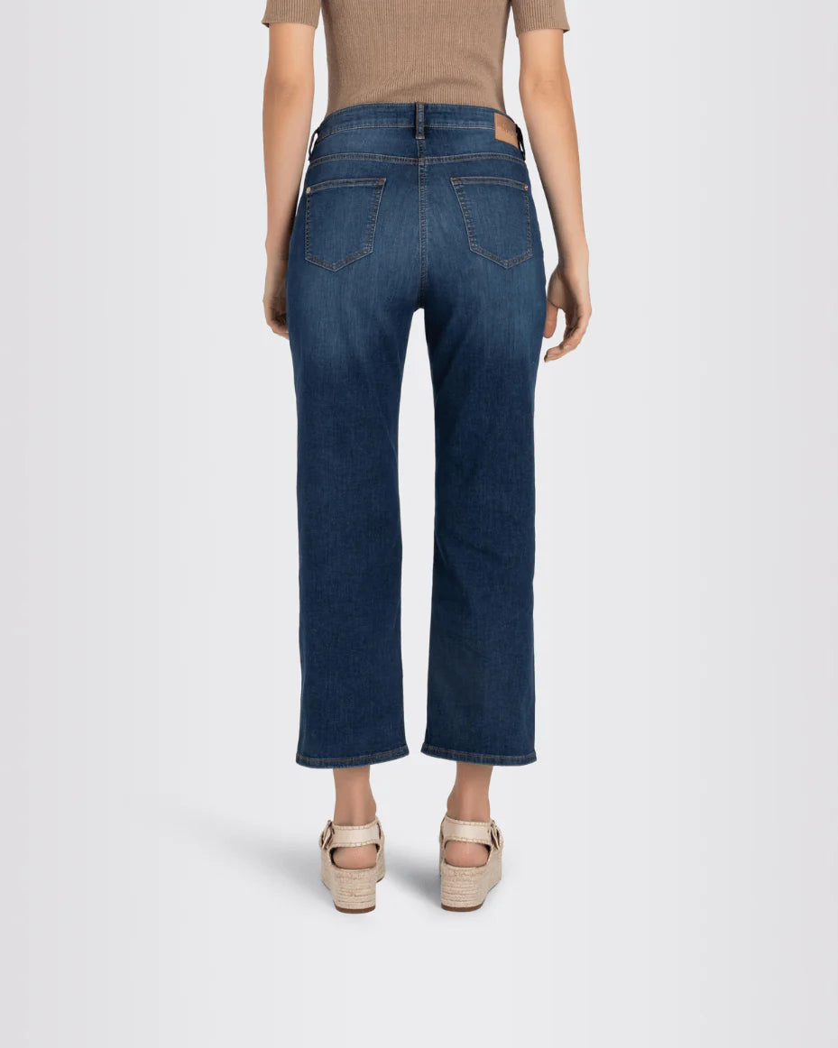 Mac Jeans Culotte Light Weight Denim - Basic Blue Stone