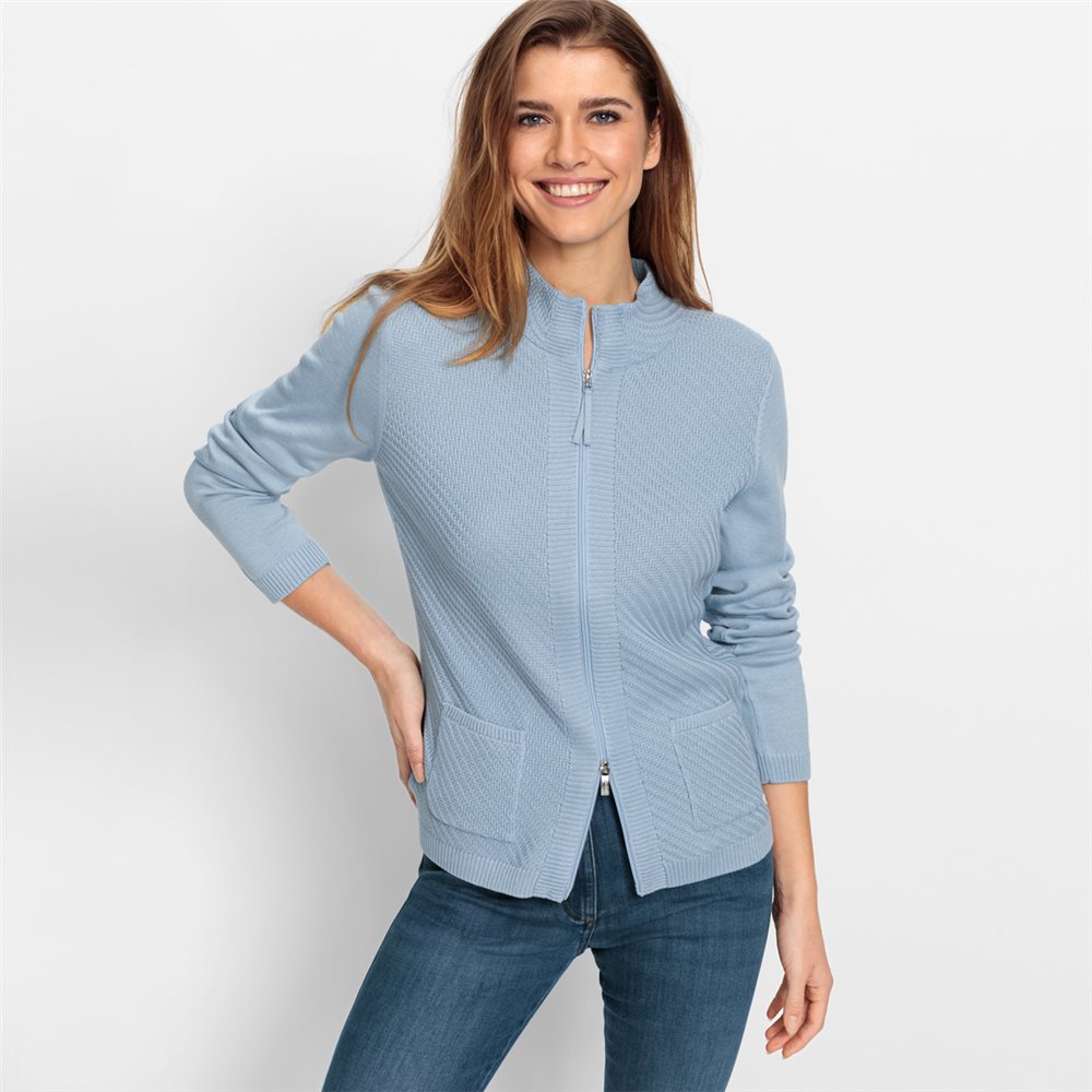 Olsen Light Blue Cardigan Long Sleeves