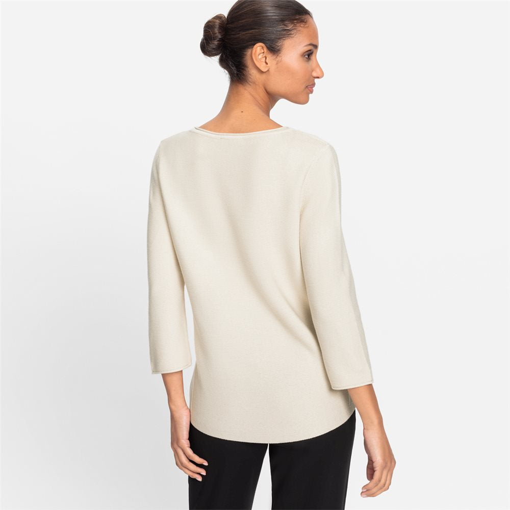 Olsen Pullover Long Sleeves Canvas Beige