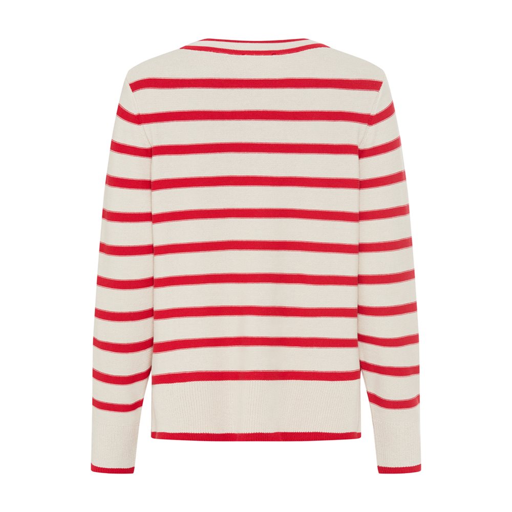 Olsen Red Rose Pullover Long Sleeves