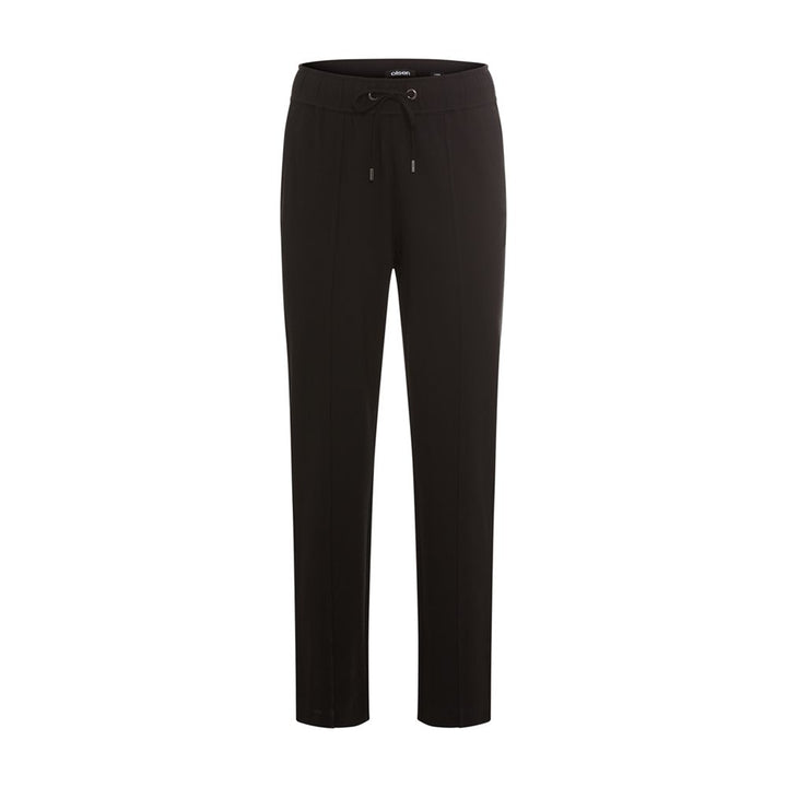 Olsen Black Trousers Casual Cropped