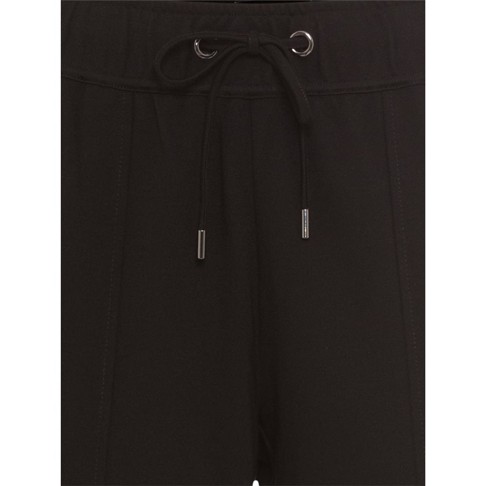 Olsen Black Trousers Casual Cropped