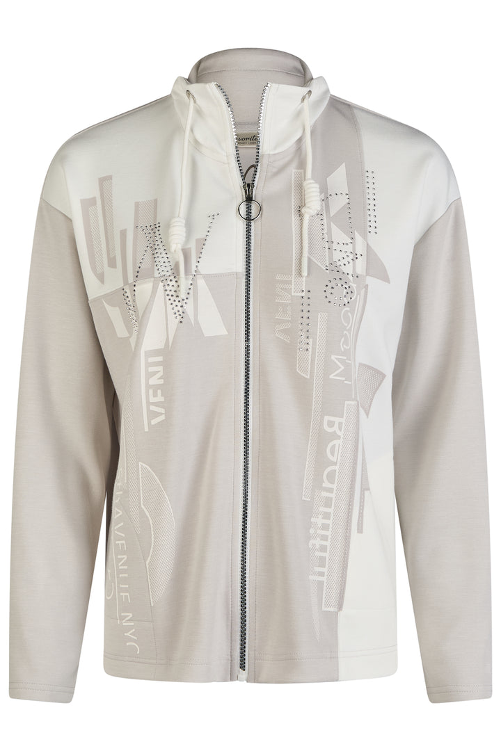 Barbara Lebek Jacke Sweat Stone