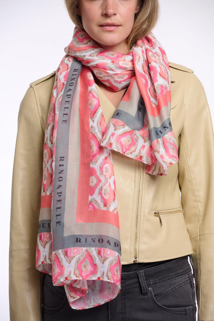 Rino & Pelle Coral Printed Scarf