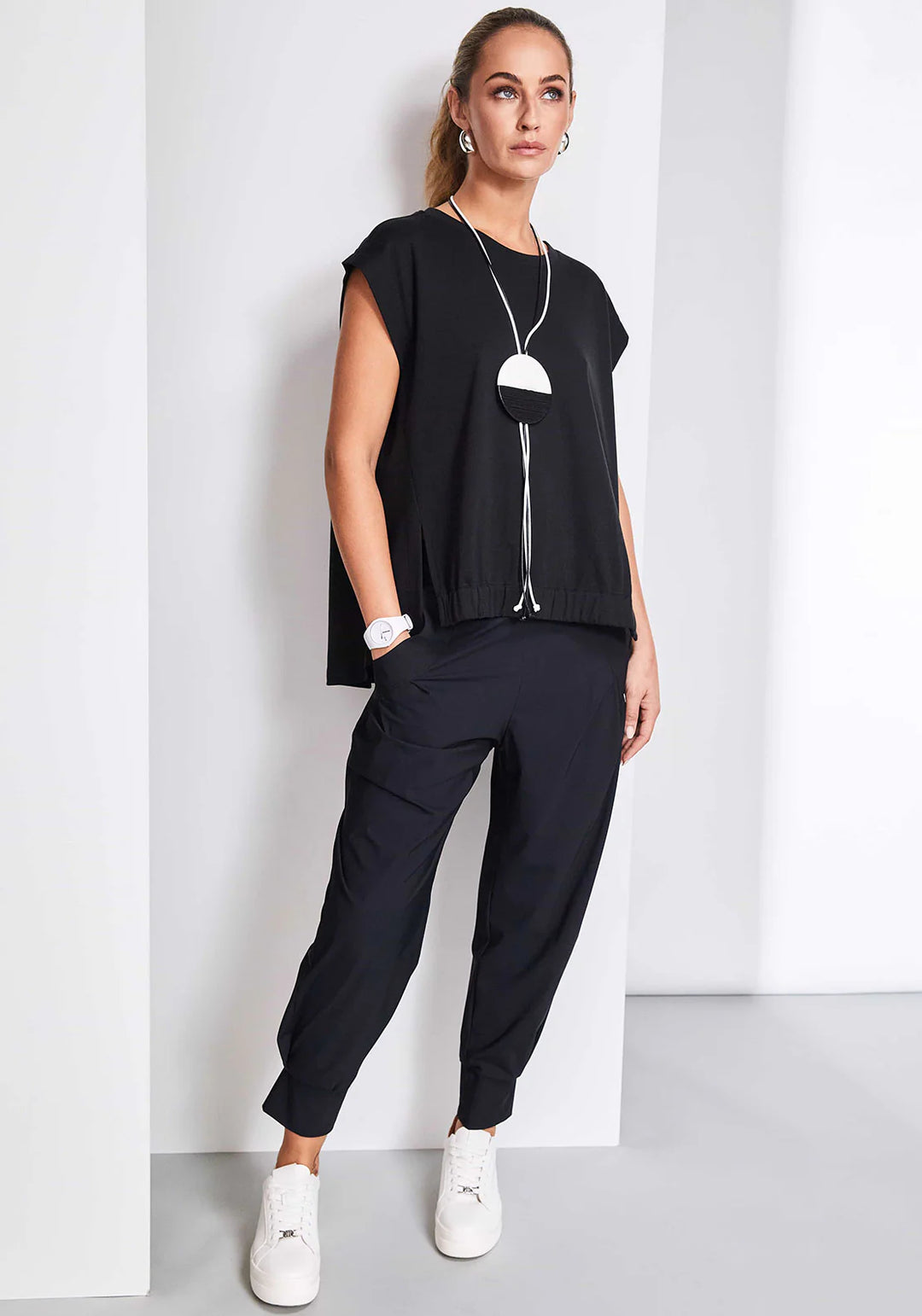 Naya Black Cuff Trouser