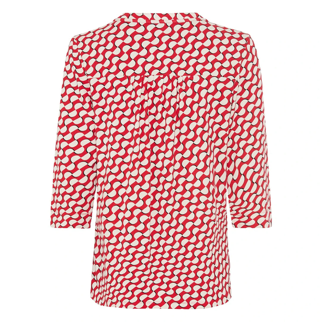 Olsen Red Rose T-Shirt Long Sleeves