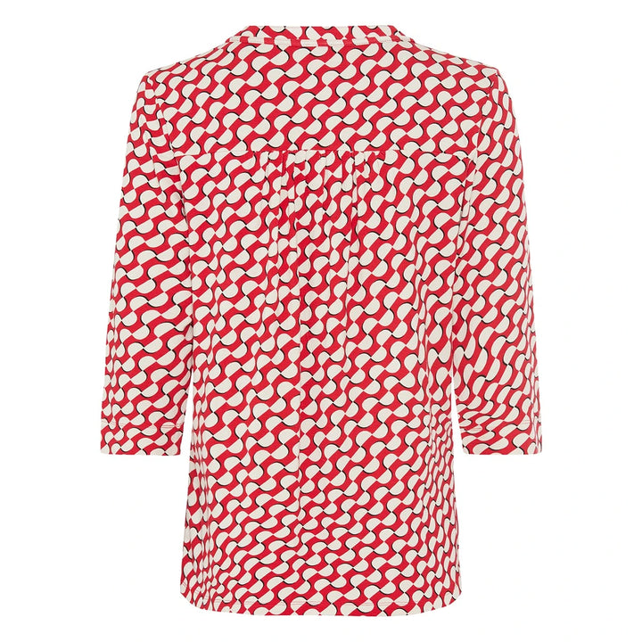 Olsen Red Rose T-Shirt Long Sleeves