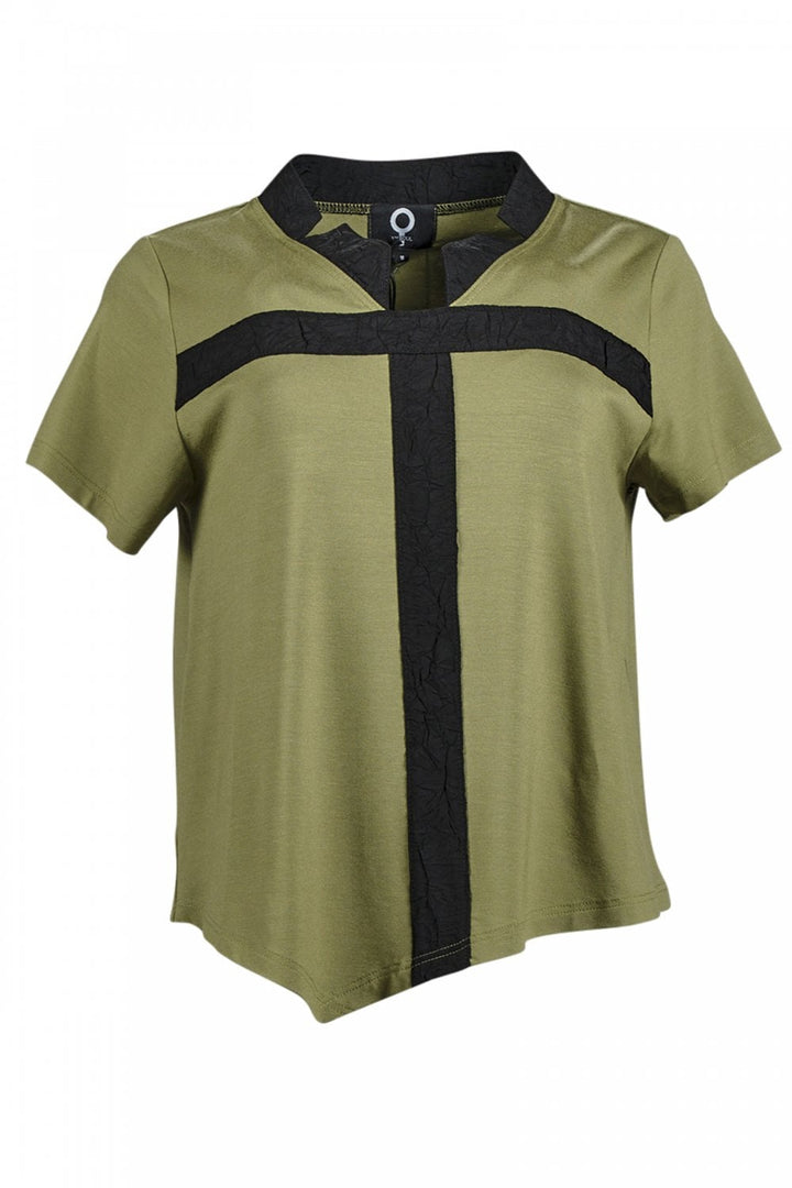 My Soul Jersey Short Sleeve Olive Top