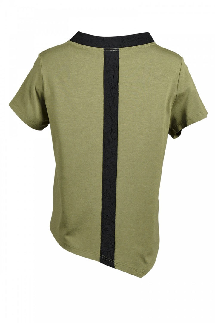 My Soul Jersey Short Sleeve Olive Top