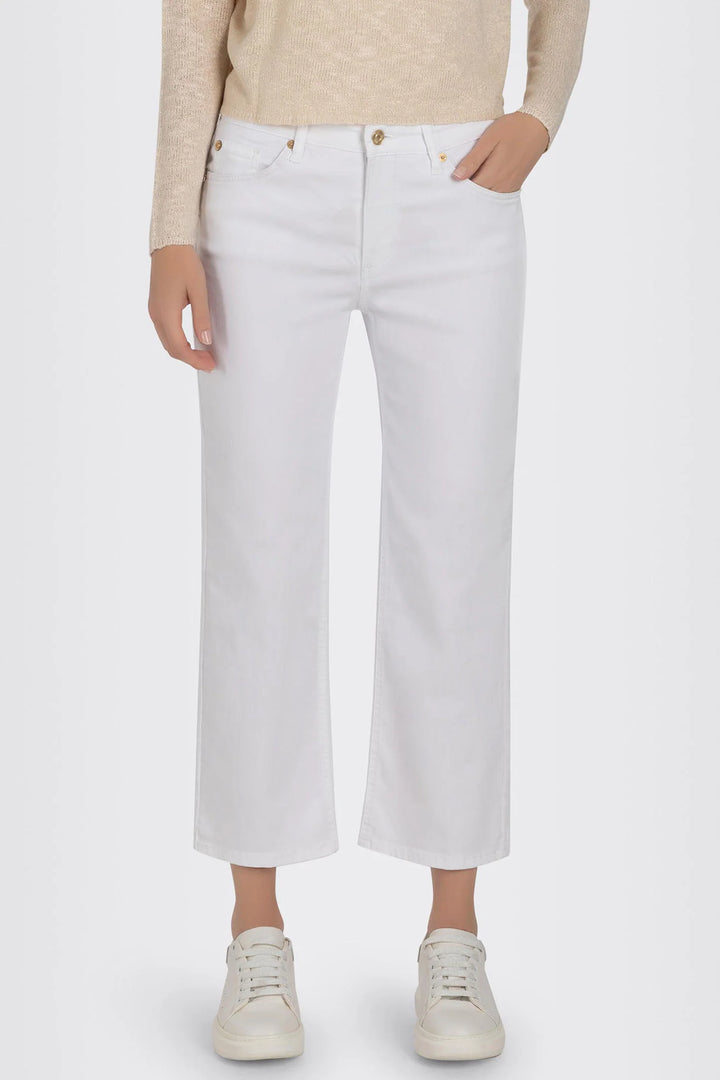 Mac Jeans Culotte White Denim Jeans