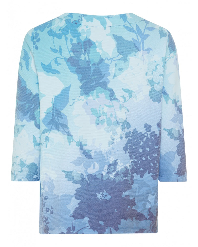 Olsen Floral Print Embellished Top