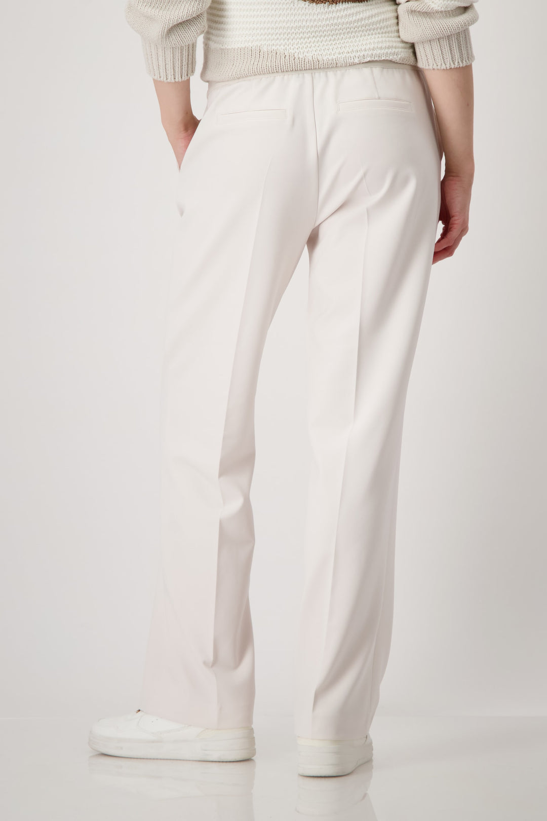 Monari Creamy Beige Trousers