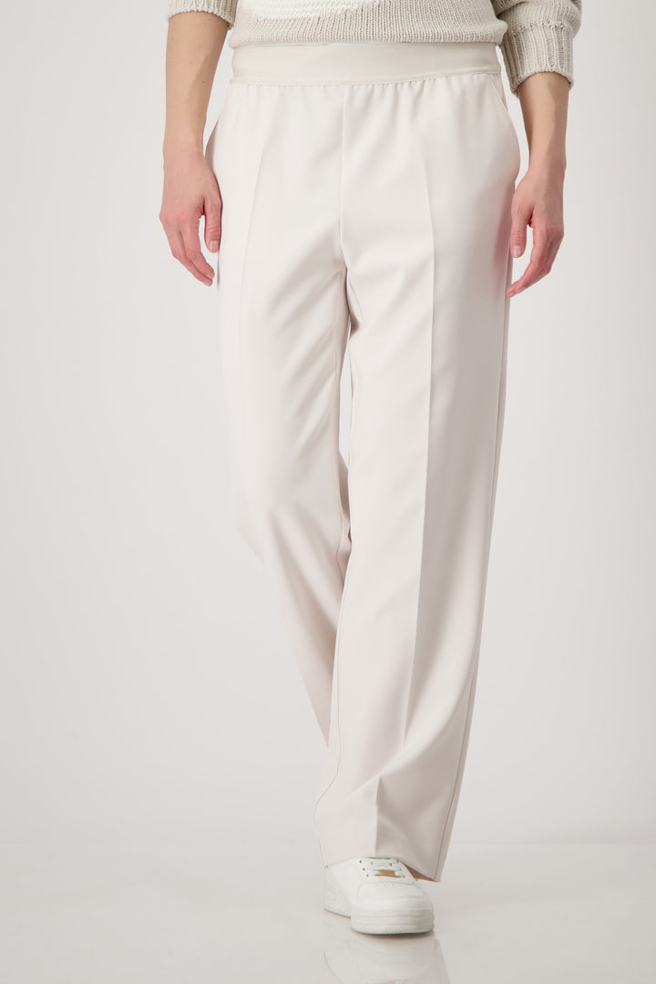 Monari Creamy Beige Trousers