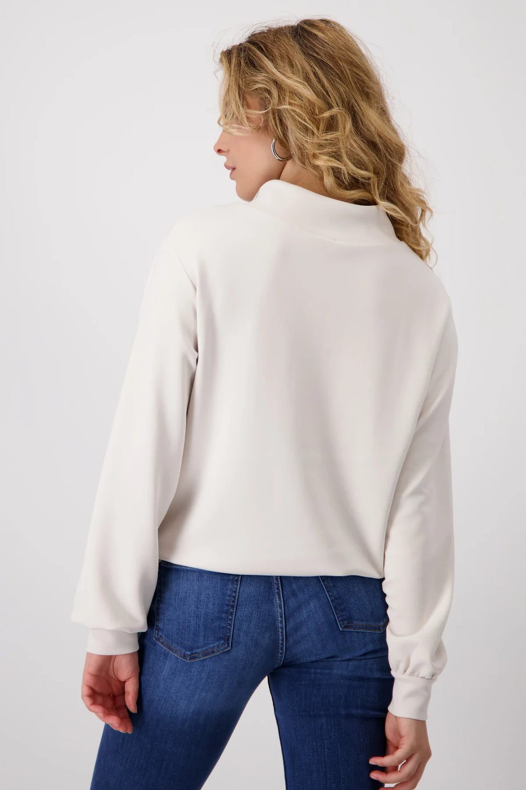 Monari Creamy Beige Sweatshirt