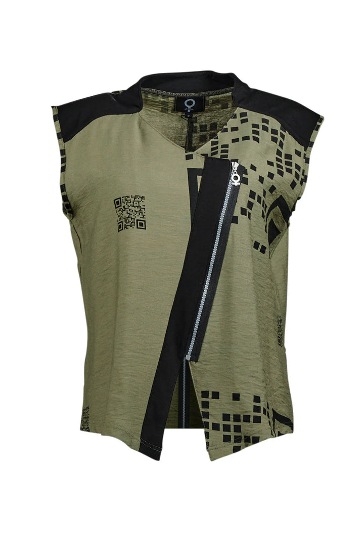 My Soul QR Code Olive Top