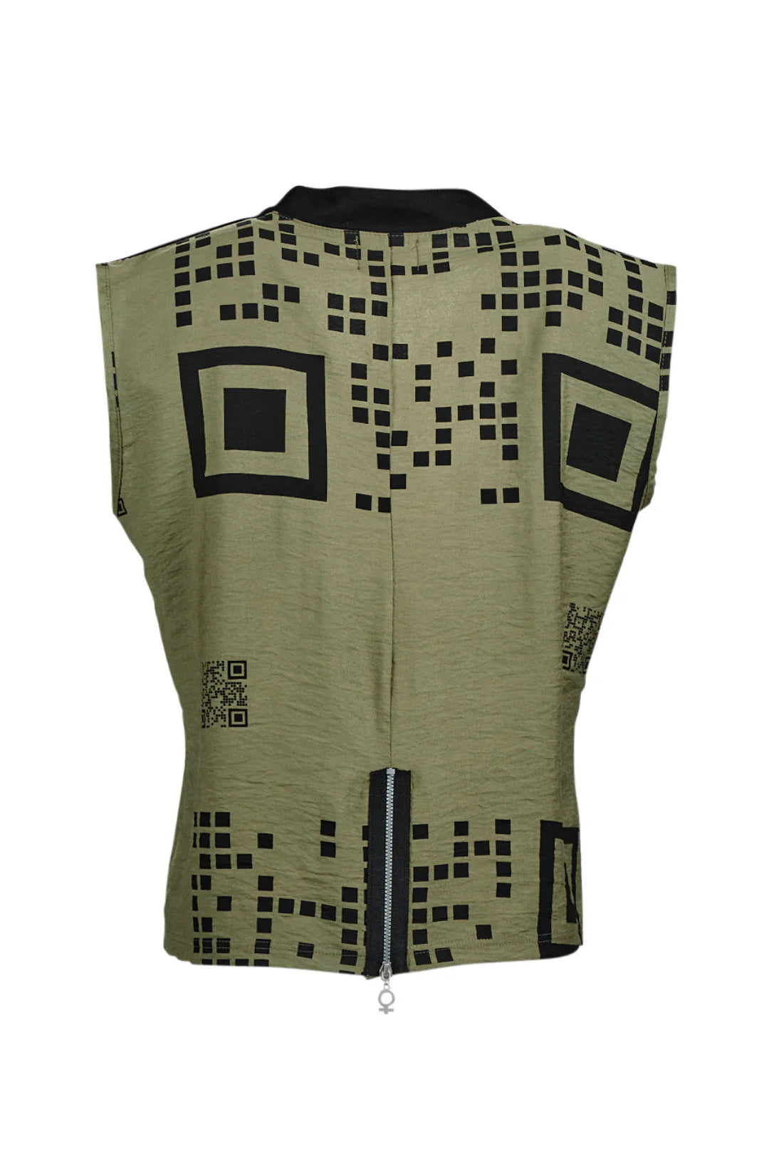 My Soul QR Code Olive Top