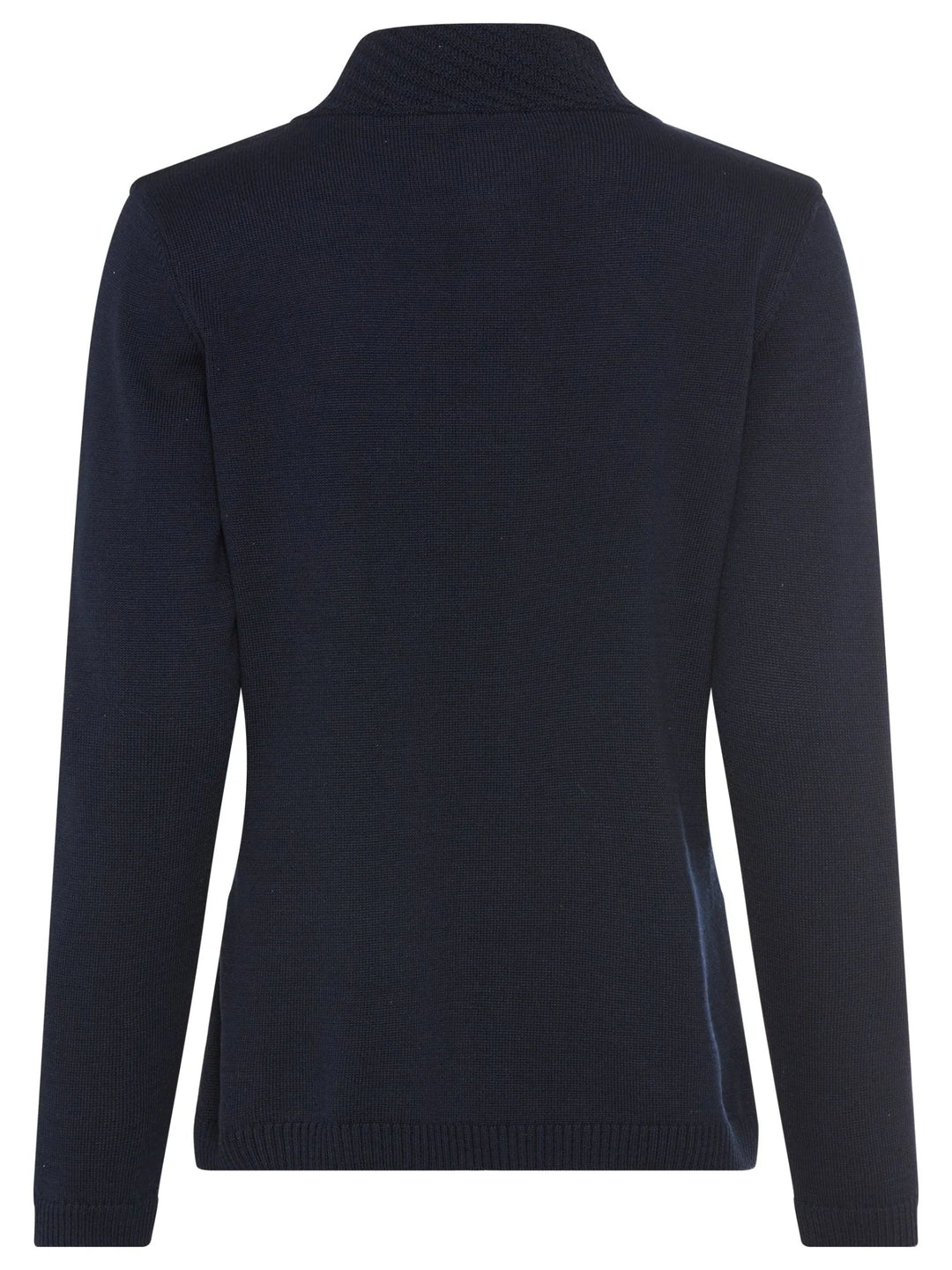 Olsen Navy Zip Cardigan