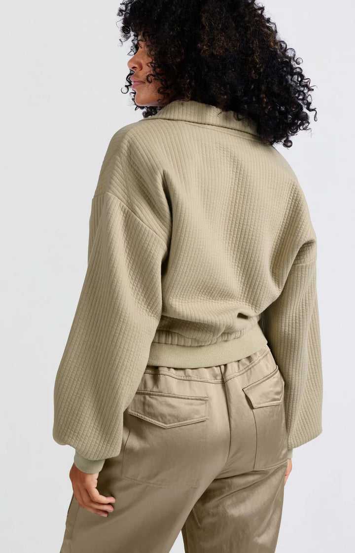 YAYA Ribbed Safari Jersey Cardigan