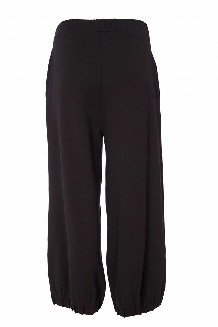 Naya Wide Leg Trouser with Tuck Hem Detail